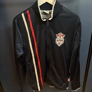 Umbro England Football Retro Track Jacket Men’s Small Navy Red White